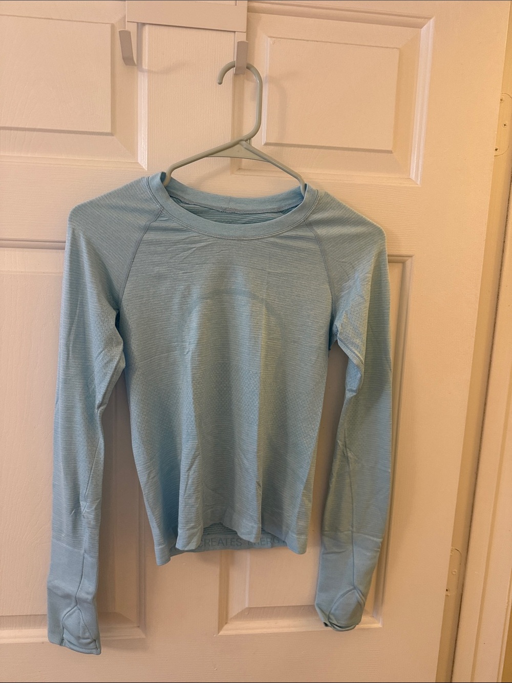 Light Blue Long-Sleeve Swiftly Top